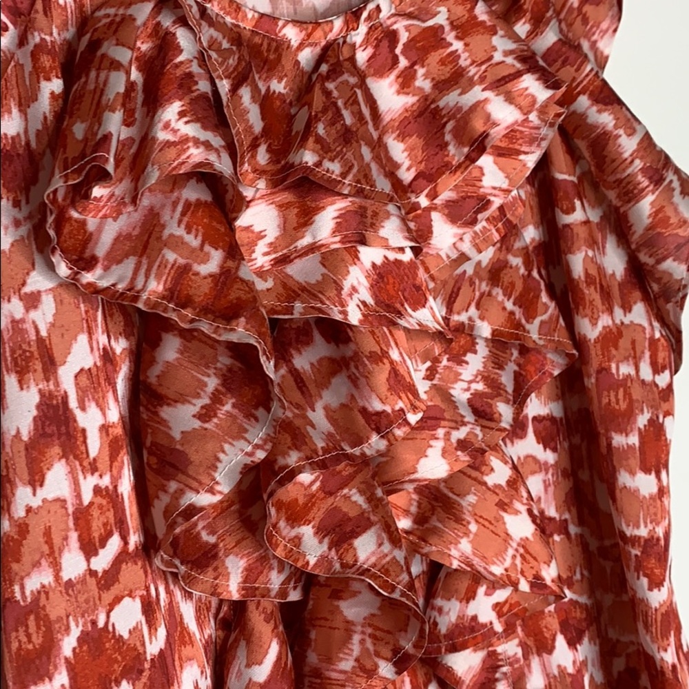Loft‎ Ruffle Floral Sleeveless Blouse - Picture 8 of 12